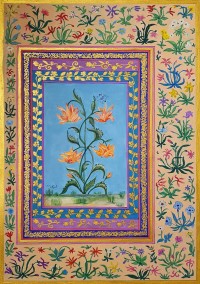 Aniqa Fatima, 12 x 18 Inch, Mixed Media on Paper, Floral Painting, AC-ANF-026